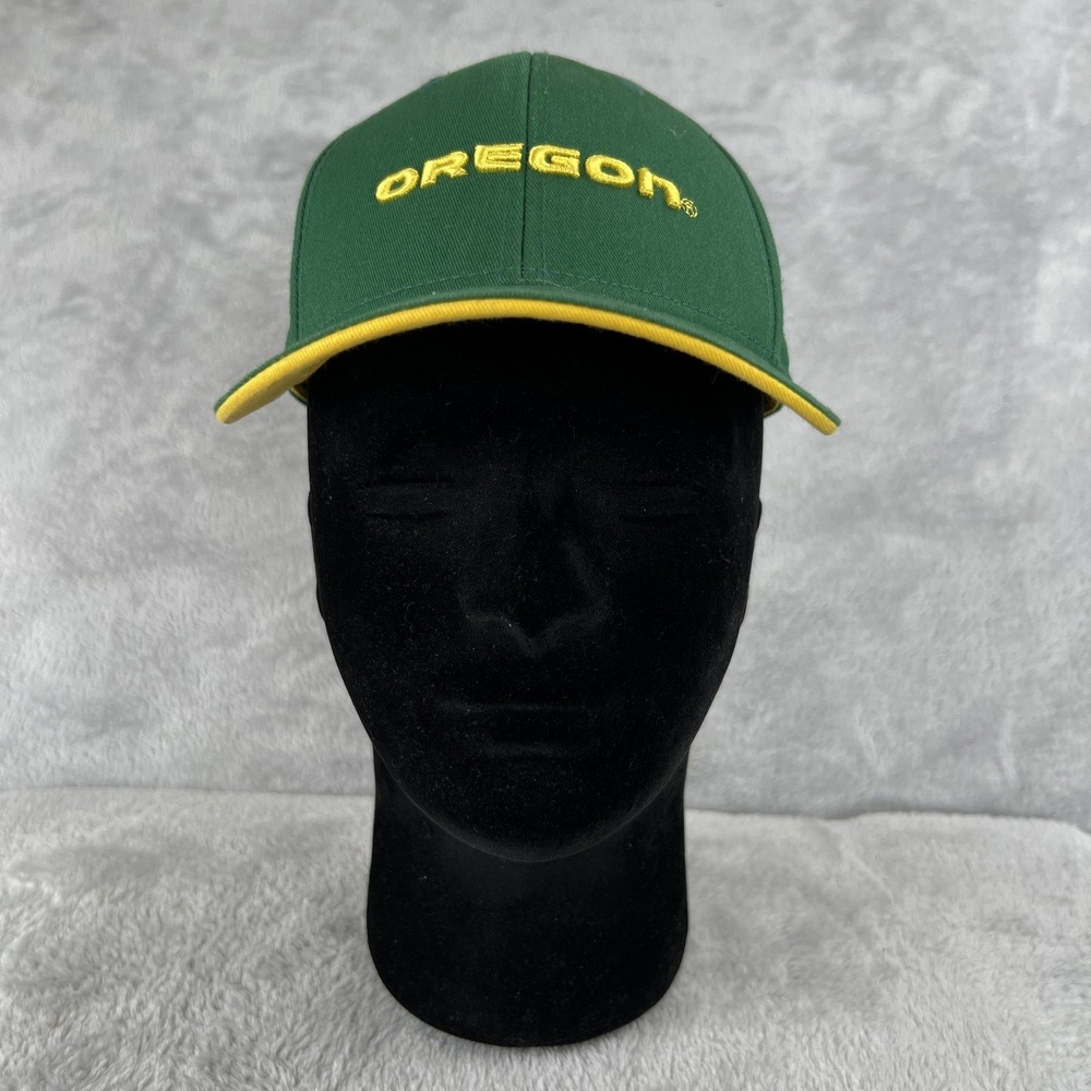 Gen 2 Oregon Ducks Embroidered Hat Youth Green Yellow NCAA Adjustable Kids Cap